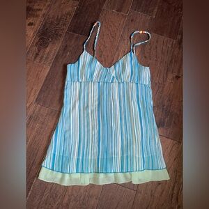 Jordache Blue and White Striped Kids Tank Top